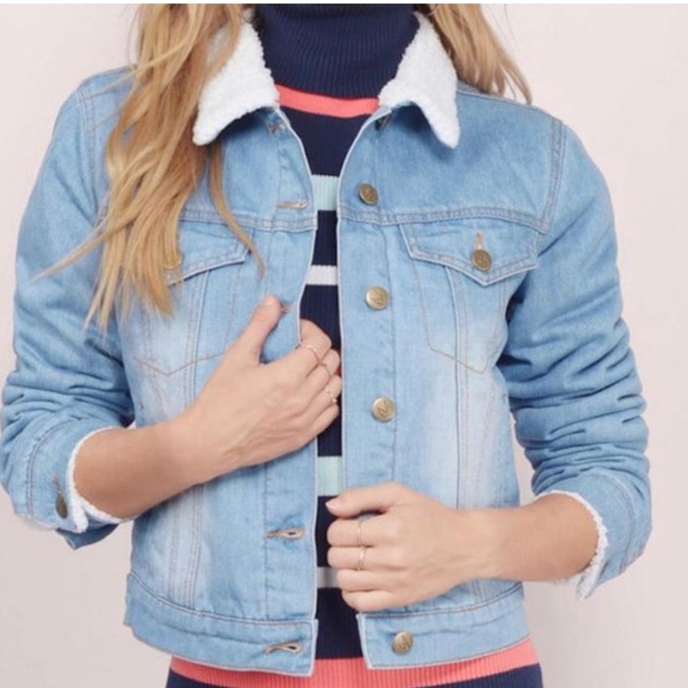 NWOT- Minkpink sherpa fleece lining coat